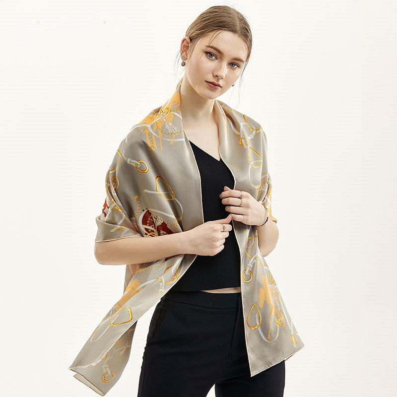 Foulard en Soie de Mûrier - Rectangle 52x172cm - DOUCEUR EN SOIE