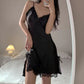 Nuisette Satin & Dentelle – Élégance Sensuelle