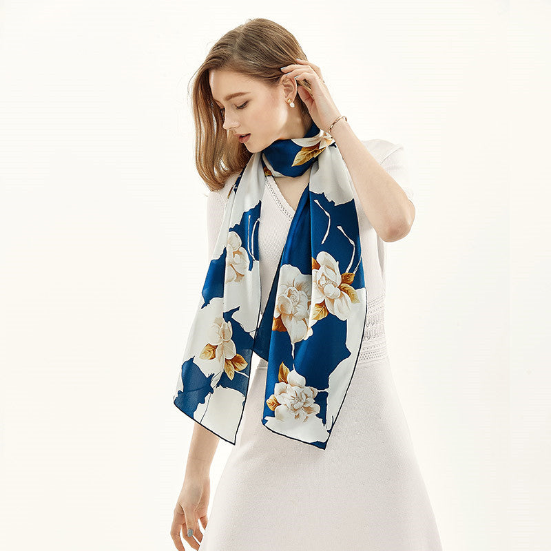 Foulard en Soie de Mûrier - Rectangle 52x172cm - DOUCEUR EN SOIE