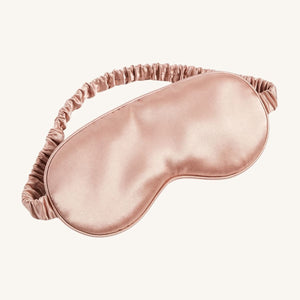 Masque de Sommeil en Soie de Mûrier — Rituel de Nuit Anti-Lumière