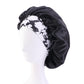 Bonnet de Nuit Bohème Grande Taille – Satin Doux & Bande Imprimée