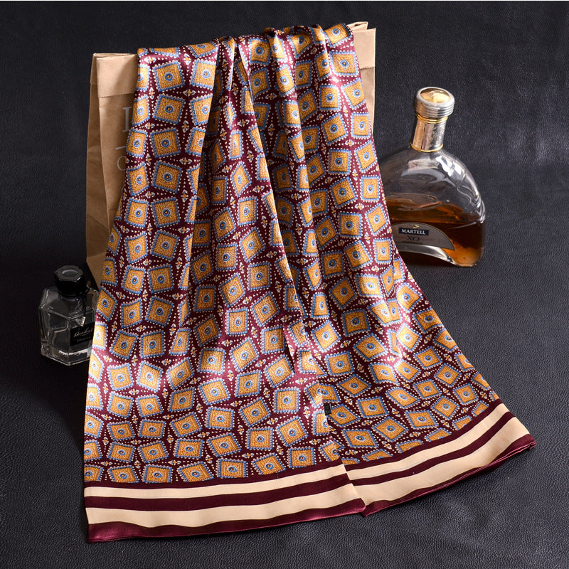 Foulard en Soie de Mûrier 100% Pure - Accessoire Cheveux et Style