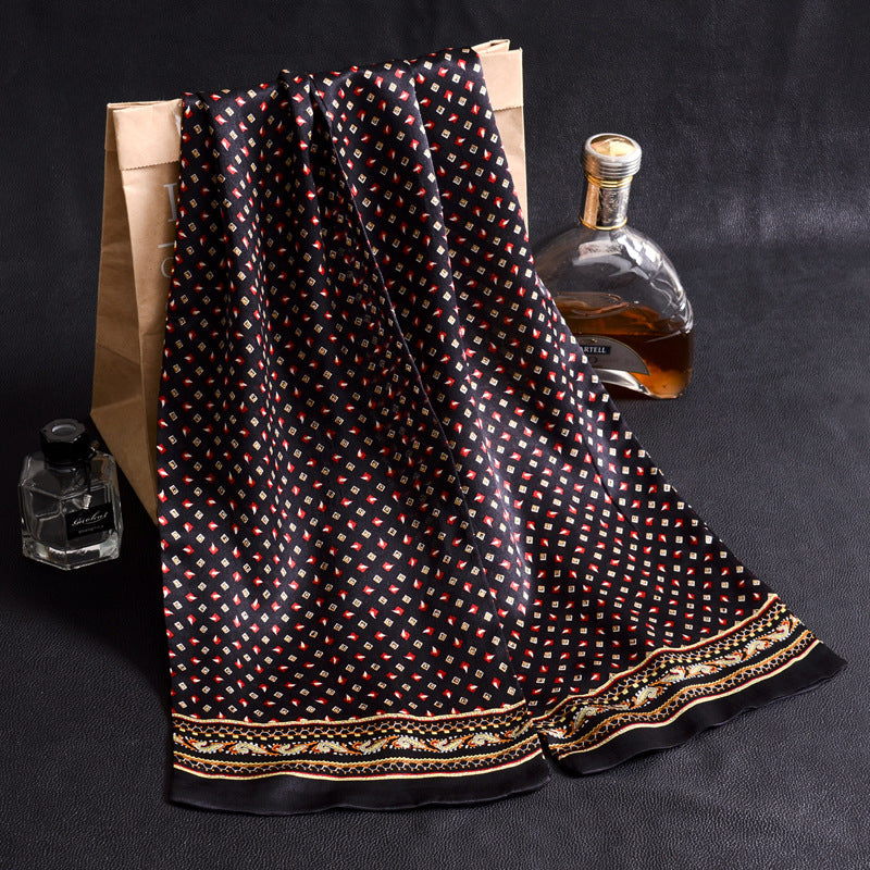 Foulard en Soie de Mûrier 100% Pure - Accessoire Cheveux et Style