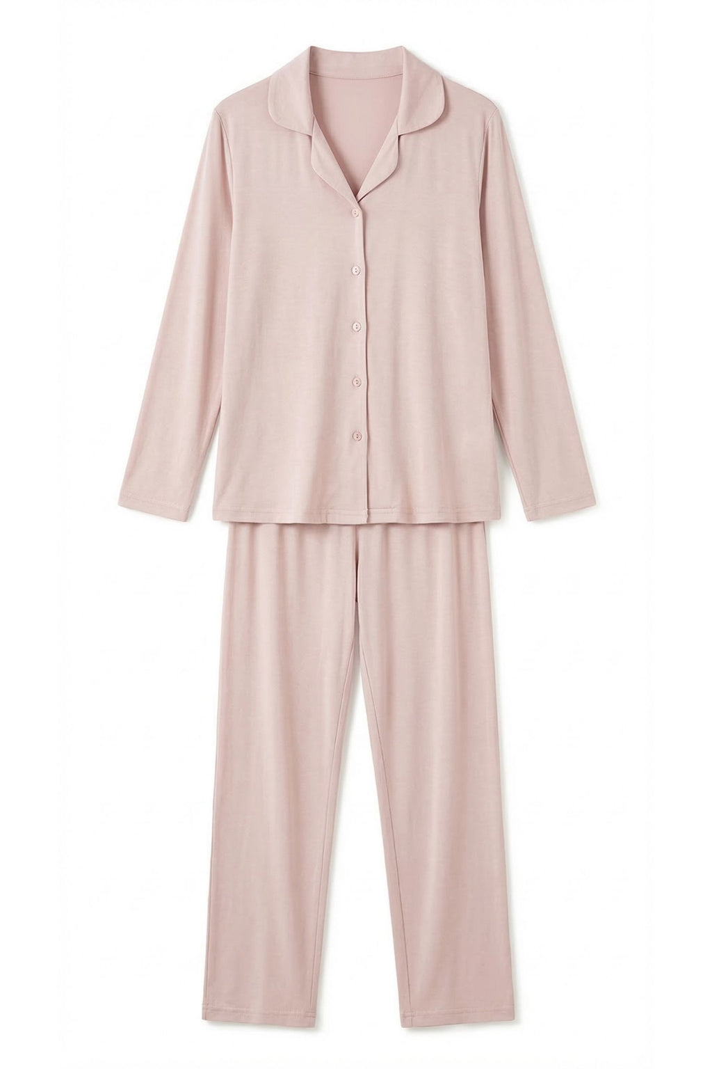 Pyjama en Soie de Mûrier - Col Chemise et Revers Élégants