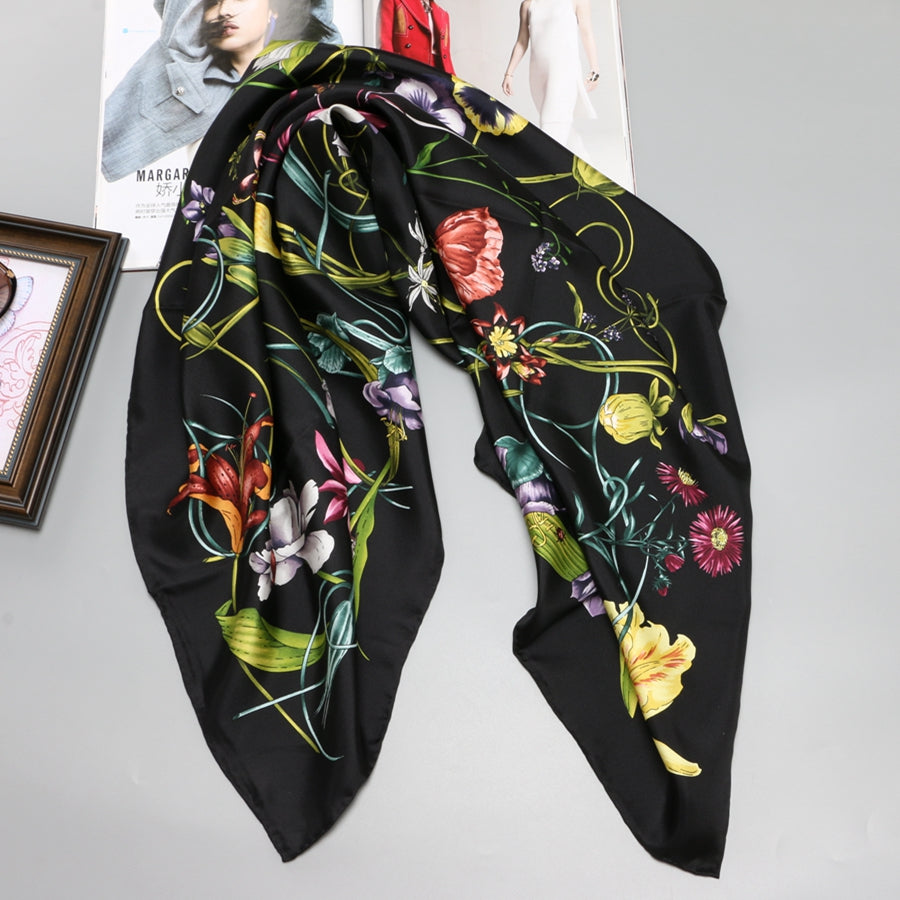 Foulard en Soie de Mûrier 90x90 cm – Twill Structuré