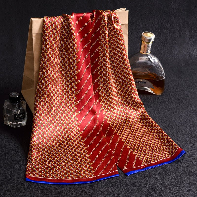 Foulard en Soie de Mûrier 100% Pure - Accessoire Cheveux et Style