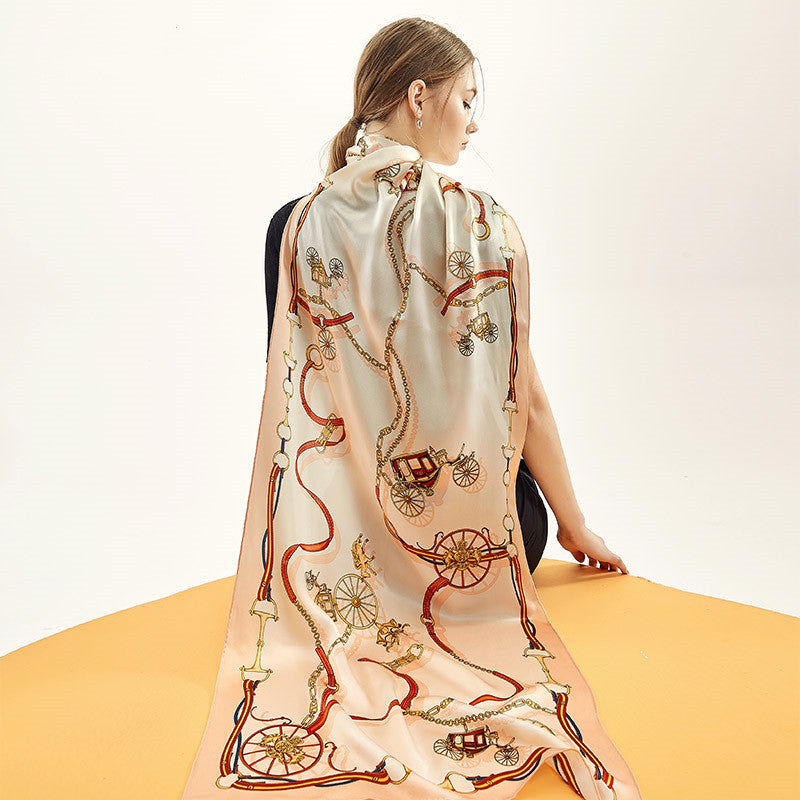 Foulard en Soie de Mûrier - Rectangle 52x172cm - DOUCEUR EN SOIE