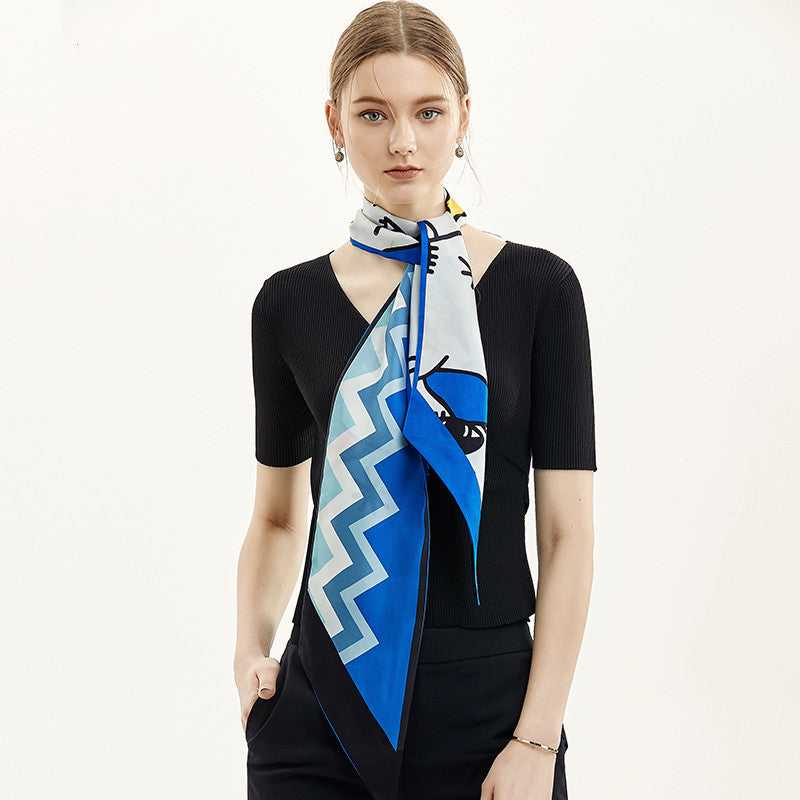 Foulard en Soie de Mûrier 16x162cm | Douceur en Soie