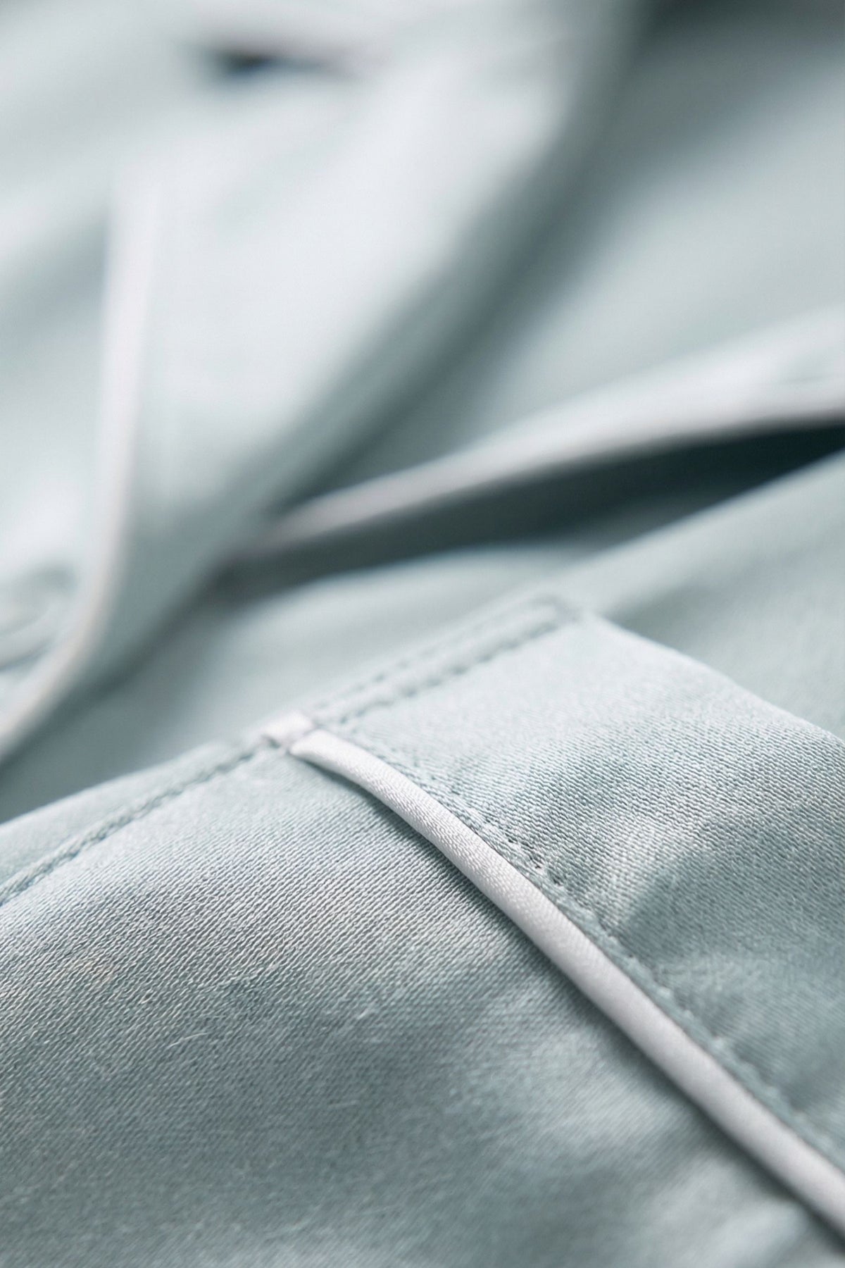 Pyjama en Soie de Mûrier Vert Menthe – Ensemble Long Classique