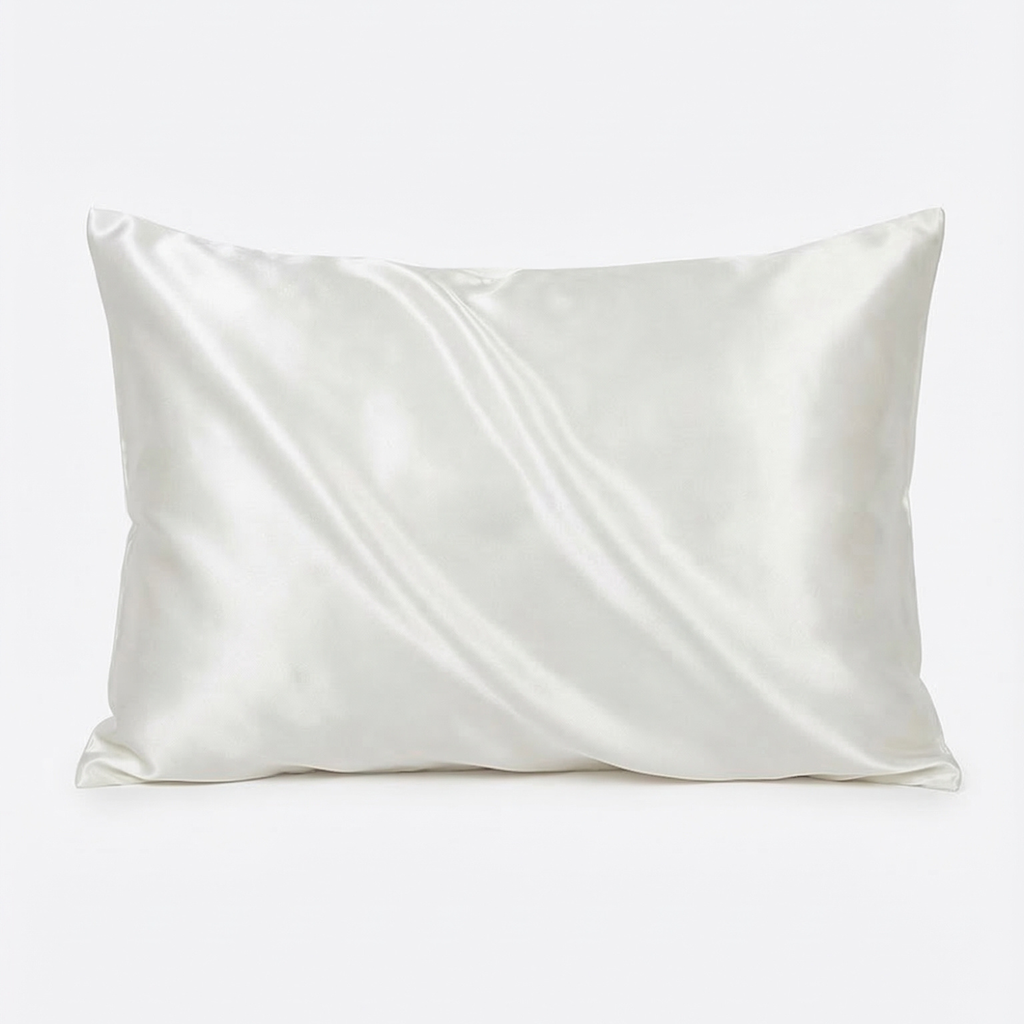 Taie d'oreiller en soie de mûrier · 22 momme · Grade 6A · Protection Cheveux & Peau