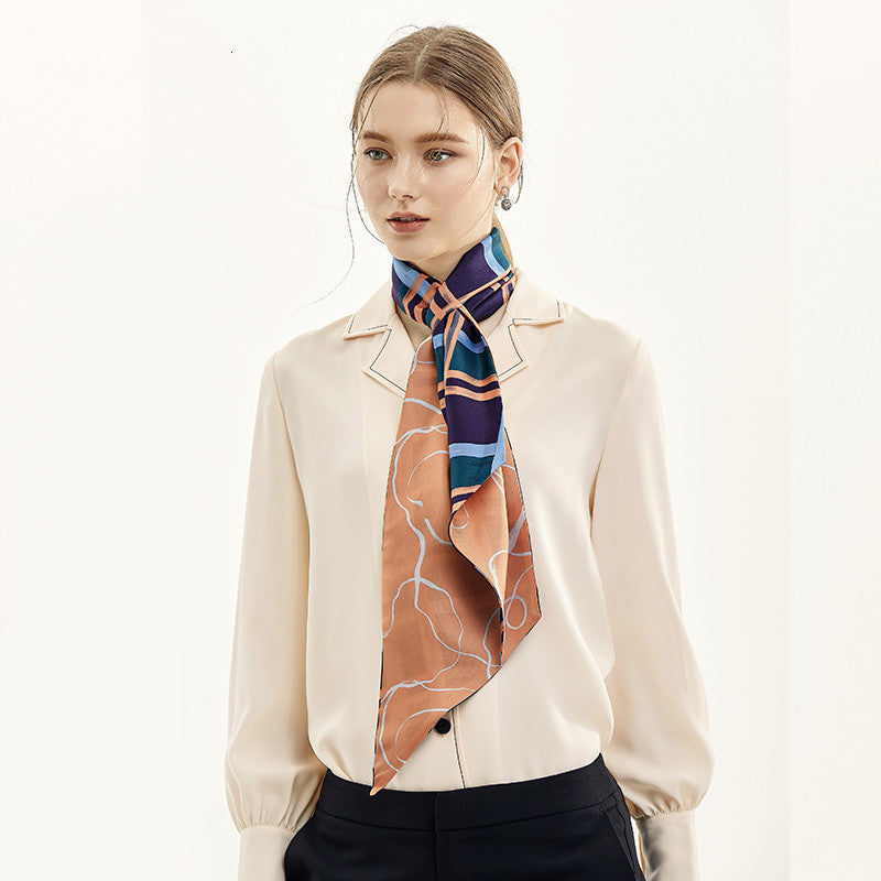 Foulard en Soie de Mûrier 16x162cm | Douceur en Soie