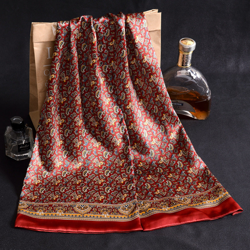 Foulard en Soie de Mûrier 100% Pure - Accessoire Cheveux et Style