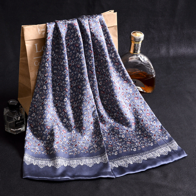 Foulard en Soie de Mûrier 100% Pure - Accessoire Cheveux et Style